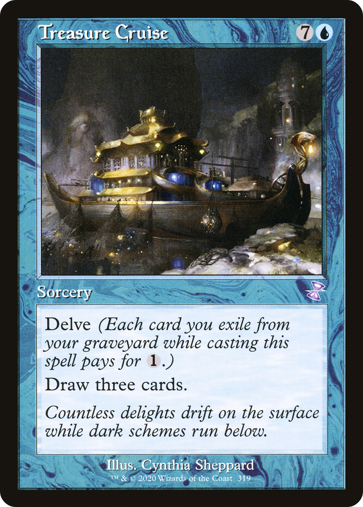 Treasure Cruise (TSR-319)  Foil - Time Spiral Remastered