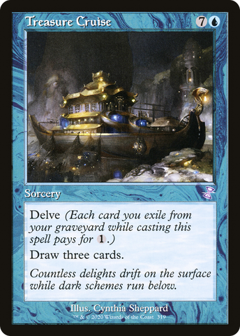 Treasure Cruise (TSR-319)  Foil - Time Spiral Remastered