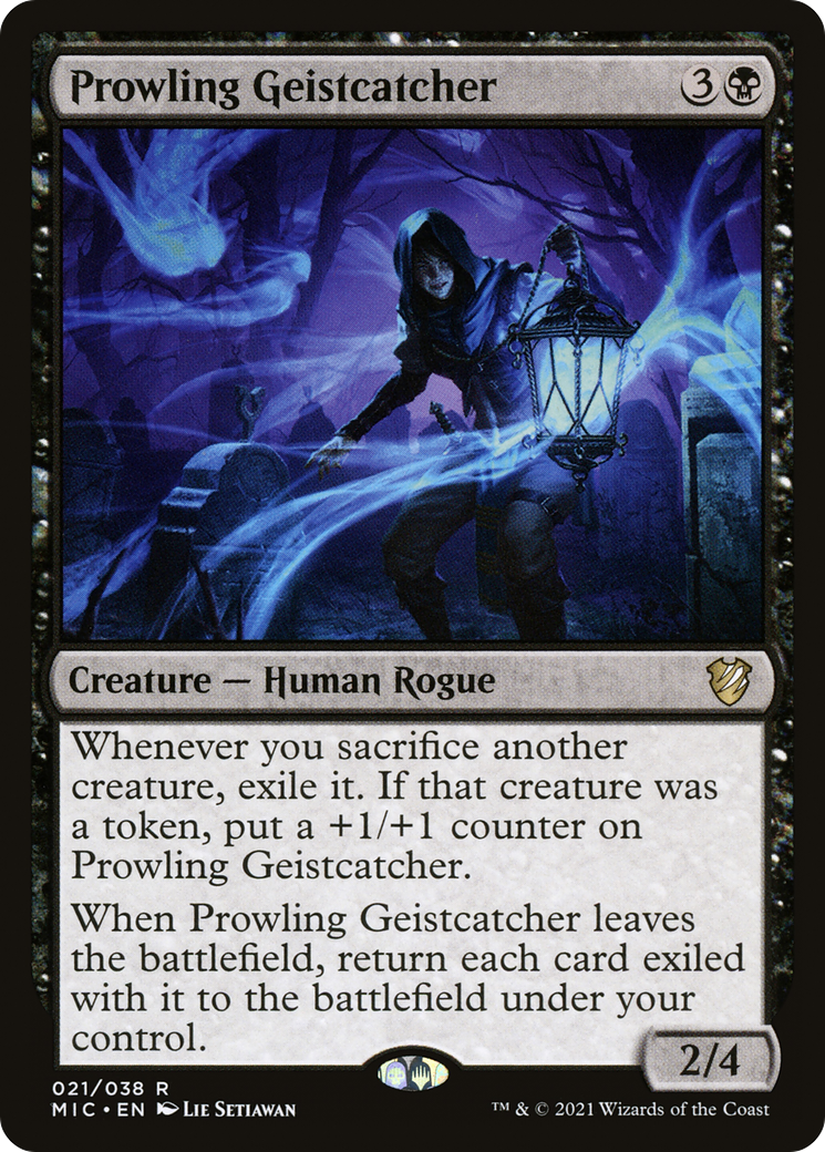 Prowling Geistcatcher (MIC-021)  - Midnight Hunt Commander