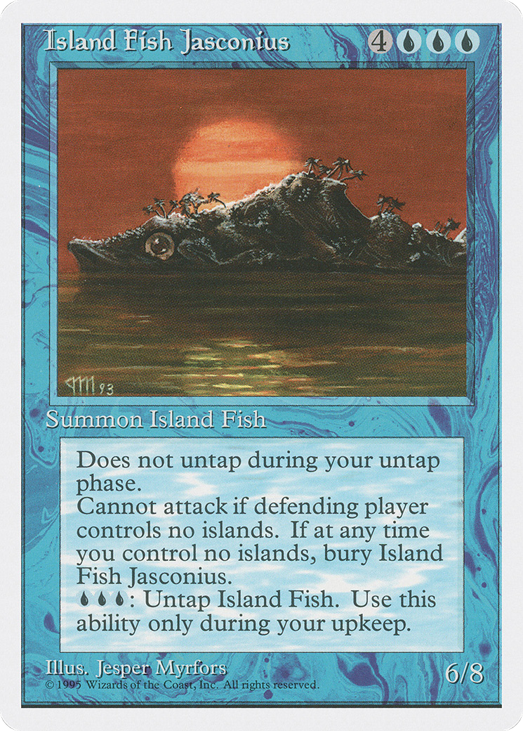 Island Fish Jasconius (4ED-)  - Fourth Edition