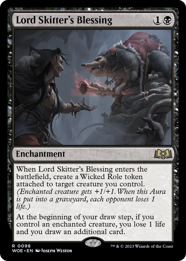 Lord Skitter's Blessing (WOE-098)  Foil - Wilds of Eldraine