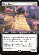 Lion Sash (Extended Art) (NEO-440) - Kamigawa: Neon Dynasty: (Extended Art) Foil