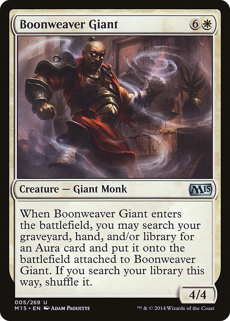 Boonweaver Giant (M15-005)  - Magic 2015