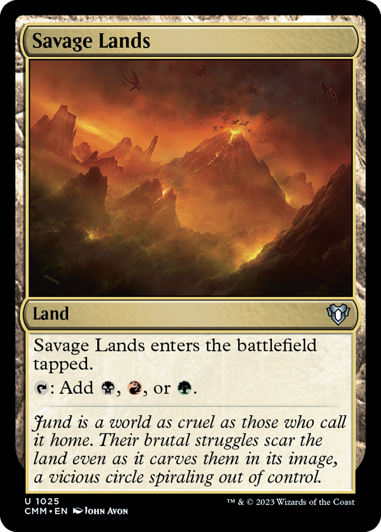 Savage Lands (CMM-1025)  - Commander Masters