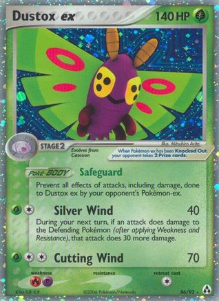 Dustox ex 086  - Holofoil Legend Maker - Ultra Rare