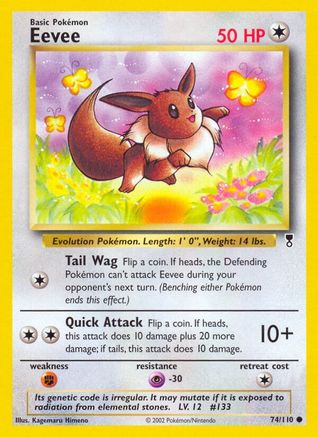 Eevee 074/110  - Reverse Holofoil Legendary Collection - Common