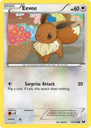 Eevee (83) 083/108  - Reverse Holofoil Dark Explorers - Common