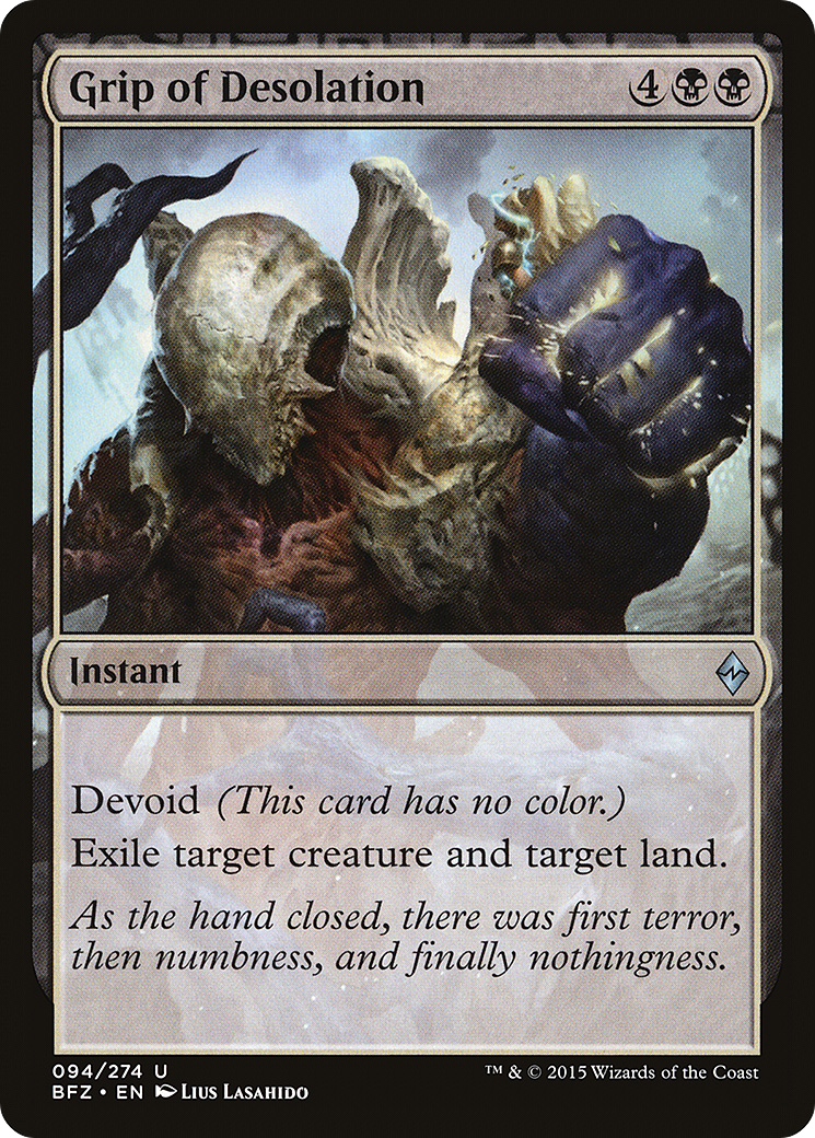 Grip of Desolation (BFZ-094)  Foil - Battle for Zendikar