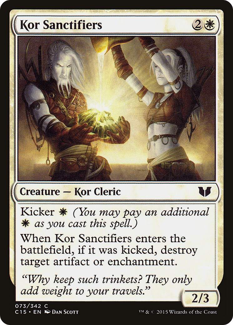 Kor Sanctifiers (C15-073)  - Commander 2015