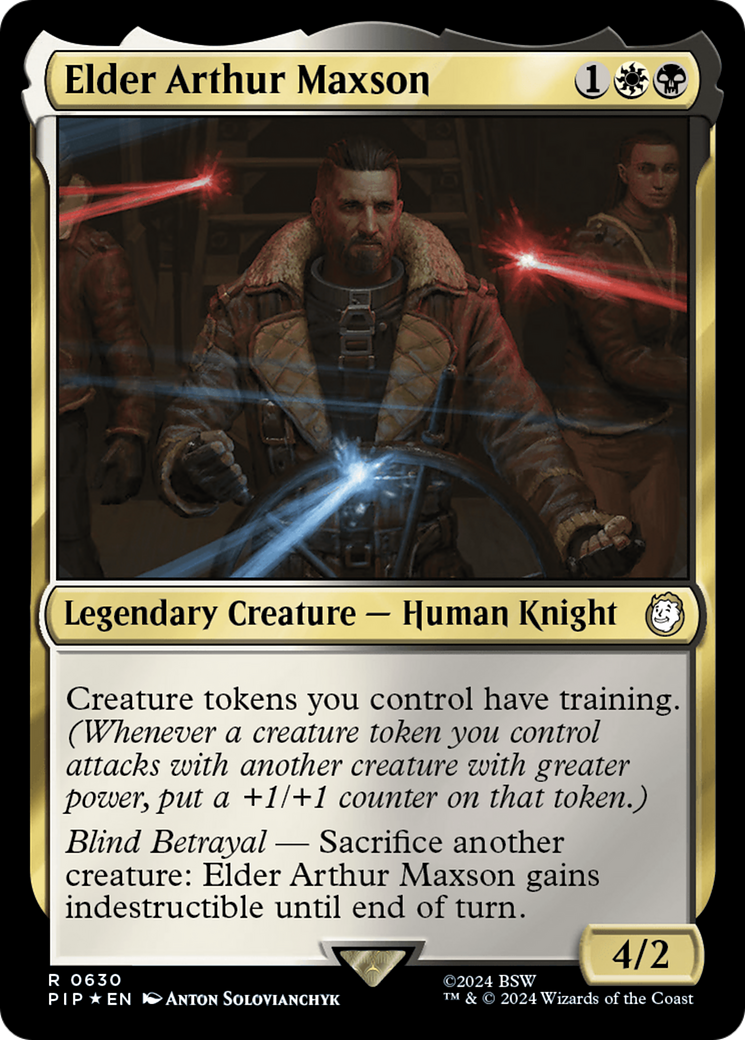 Elder Arthur Maxson (Surge Foil) (PIP-630)  Foil - Fallout