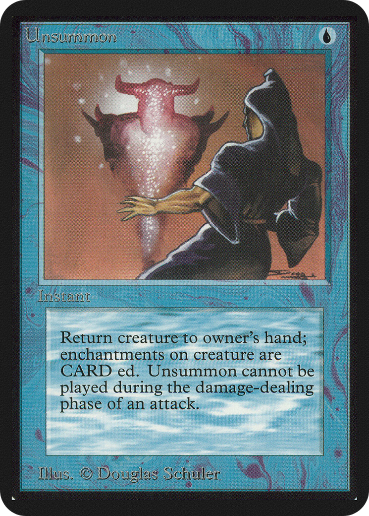 Unsummon (LEA-)  - Limited Edition Alpha
