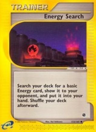 Energy Search 153/165  - Reverse Holofoil Expedition - Common