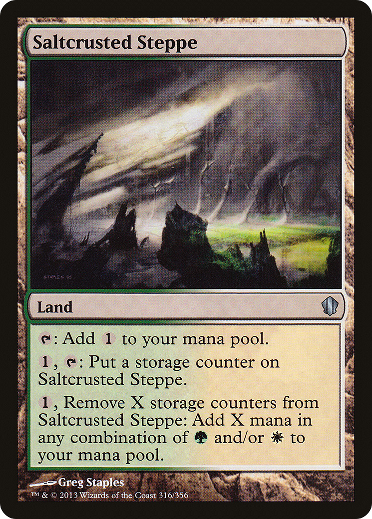 Saltcrusted Steppe (C13-316)  - Commander 2013