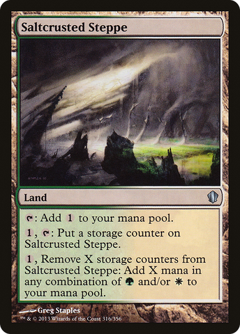 Saltcrusted Steppe (C13-316)  - Commander 2013