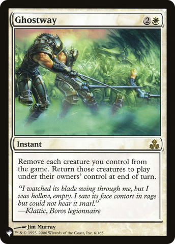 Ghostway (LIST-GPT-6) - The List