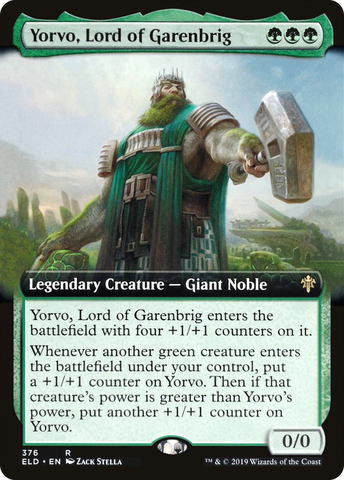Yorvo, Lord of Garenbrig (Extended Art) (ELD-376)  Foil - Throne of Eldraine: (Extended Art)