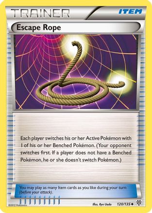 Escape Rope 120/135  - Reverse Holofoil Plasma Storm - Uncommon