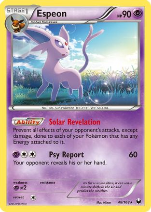 Espeon 048/108  Dark Explorers - Rare