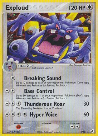 Exploud 006  - Reverse Holofoil Hidden Legends - Holo Rare