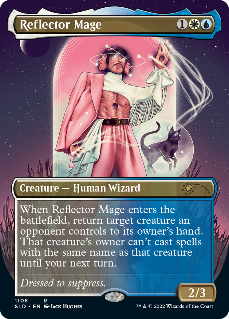 Reflector Mage (Borderless) (SLD-1108)  Foil - Secret Lair Drop