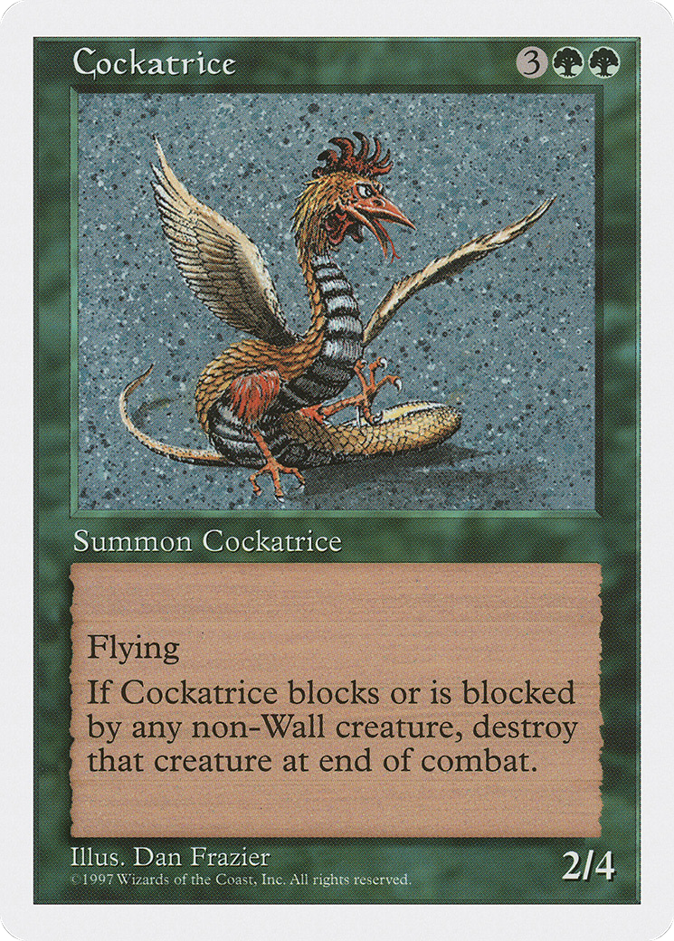 Cockatrice (5ED-)  - Fifth Edition