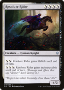 Resolute Rider (ELD-214)  - Throne of Eldraine