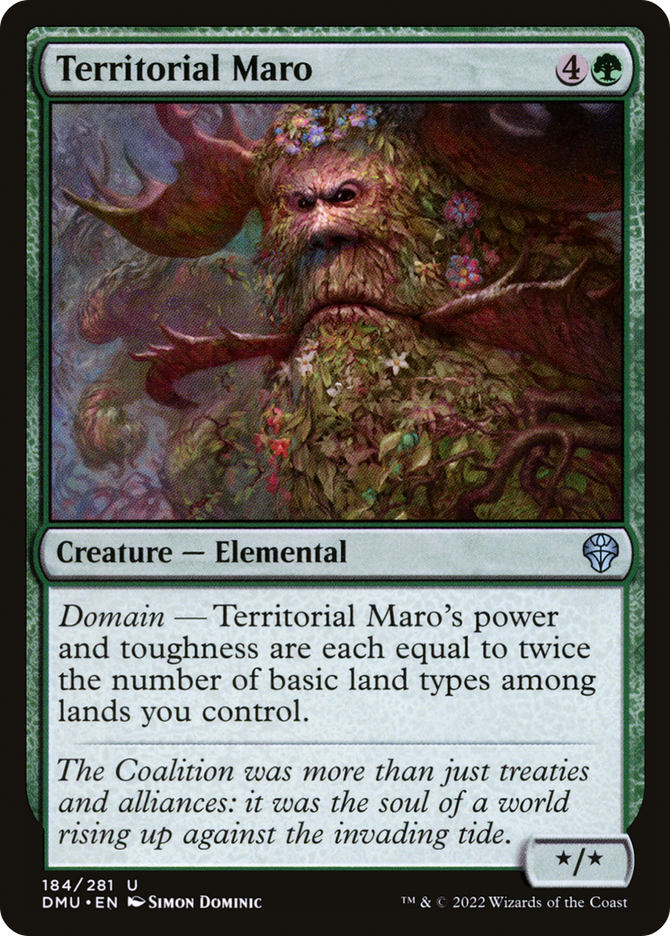 Territorial Maro (DMU-184)  Foil - Dominaria United