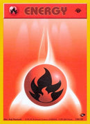 Fire Energy 128/132  - 1st Edition Gym Challenge - Common