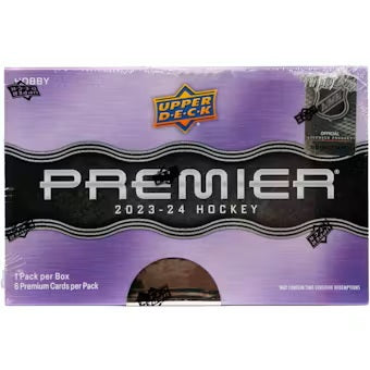 2023-24 Upper Deck Premier Hockey Hobby Box