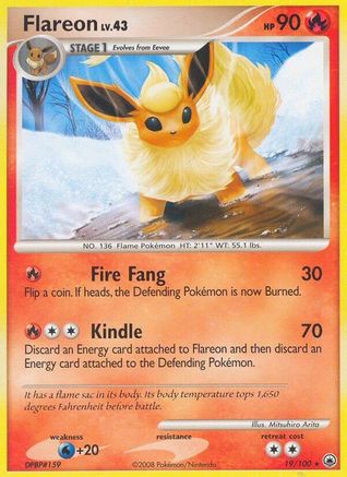 Flareon 019  Majestic Dawn - Rare