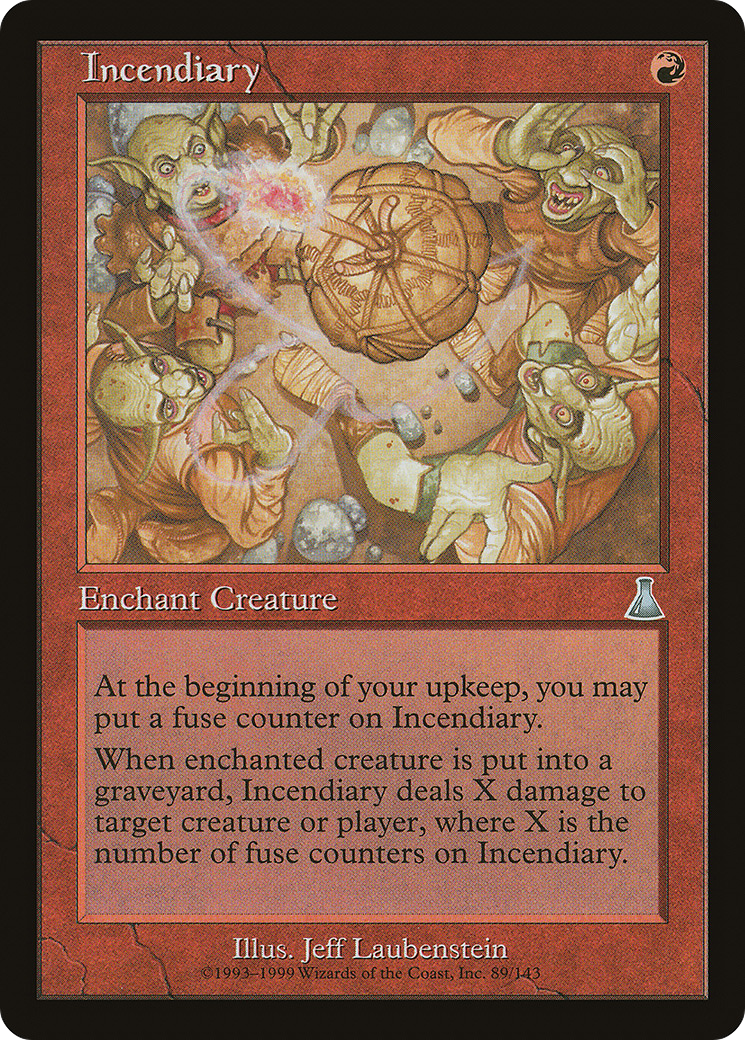 Incendiary (UDS-089)  Foil - Urza's Destiny