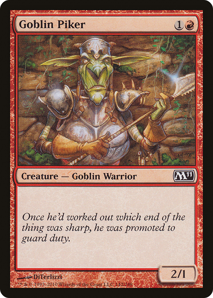 Goblin Piker (M11-142)  - Magic 2011