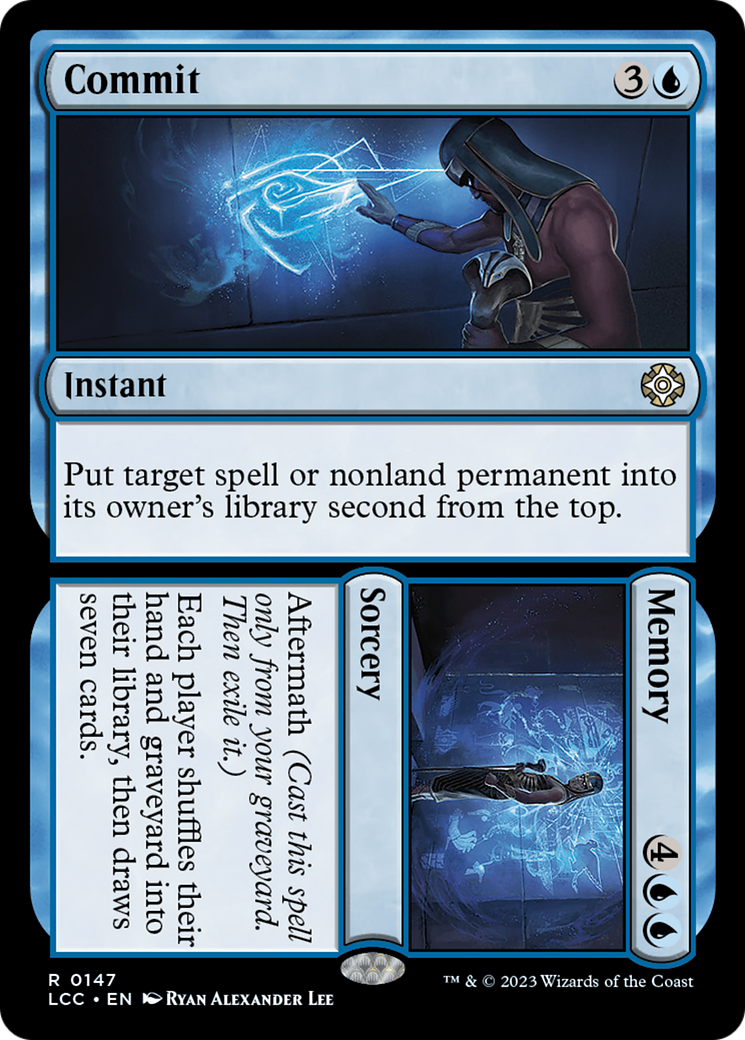 Commit // Memory (LCC-147)  - The Lost Caverns of Ixalan Commander
