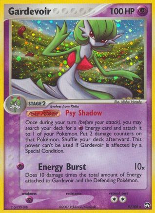 Gardevoir 009/108  - Reverse Holofoil Power Keepers - Holo Rare