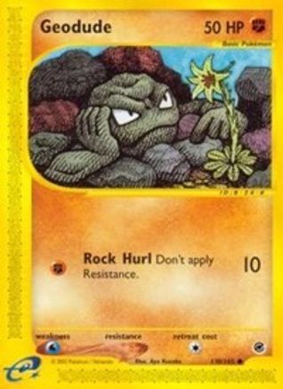 Geodude 110/165  - Reverse Holofoil Expedition - Common