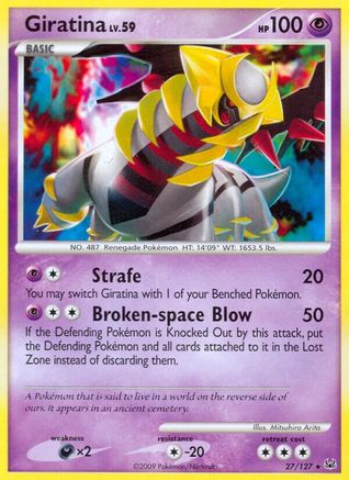 Giratina (27) 027  Platinum - Rare