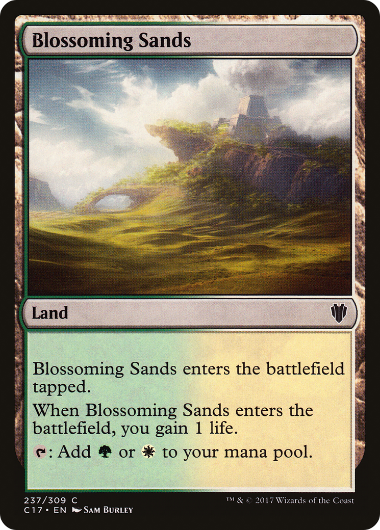 Blossoming Sands (C17-237)  - Commander 2017