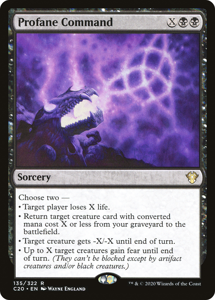 Profane Command (C20-135)  - Commander 2020