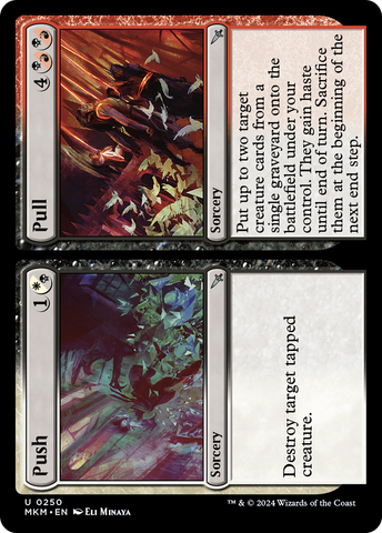 Push // Pull (MKM-250)  Foil - Murders at Karlov Manor