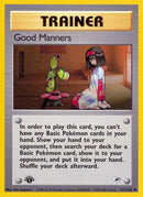 Good Manners 111/132  - 1st Edition Gym Heroes - Uncommon