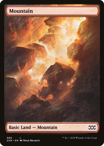 Mountain (380) (2XM-380)  Foil - Double Masters