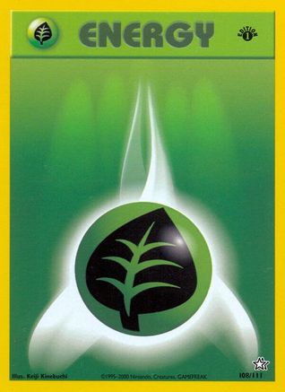 Grass Energy 108/111  - Unlimited Neo Genesis - Common