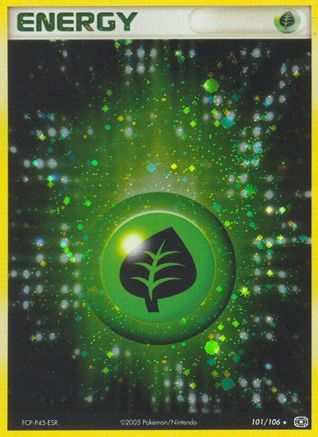 Grass Energy 101/106  - Holofoil Emerald - Holo Rare