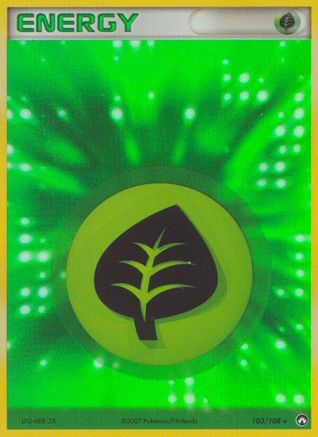Grass Energy 103/108  - Holofoil Power Keepers - Rare
