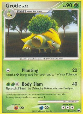 Grotle 037  - Reverse Holofoil Majestic Dawn - Uncommon