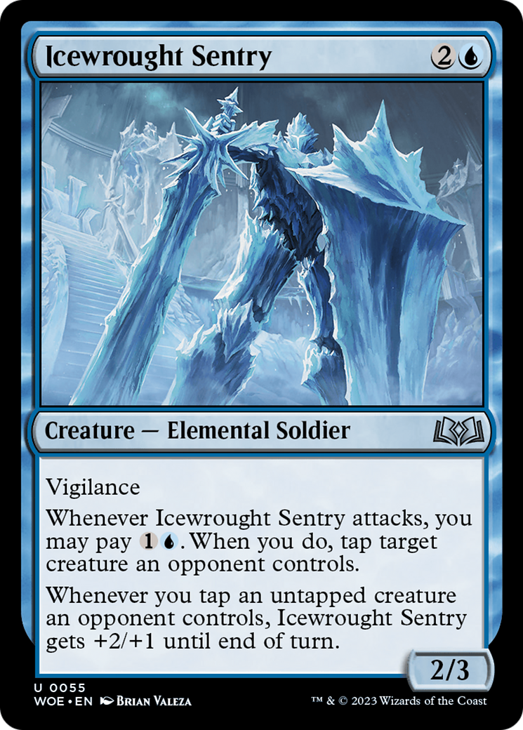 Icewrought Sentry (WOE-055)  Foil - Wilds of Eldraine