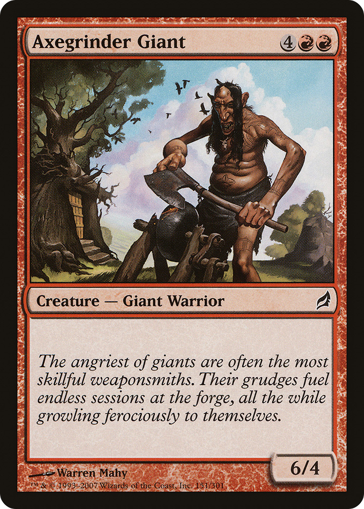 Axegrinder Giant (LRW-151)  - Lorwyn