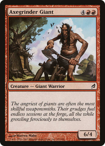 Axegrinder Giant (LRW-151)  Foil - Lorwyn