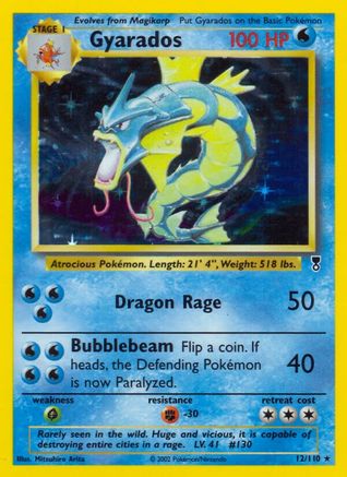 Gyarados 012  - Holofoil Legendary Collection - Holo Rare