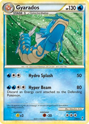 Gyarados 007  - Holofoil Call of Legends - Holo Rare